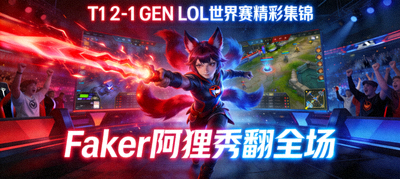 T1 2-1 GEN LOL世界赛精彩集锦 Faker阿狸秀翻全场